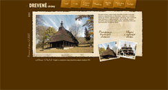 Desktop Screenshot of drevenechramy.sk